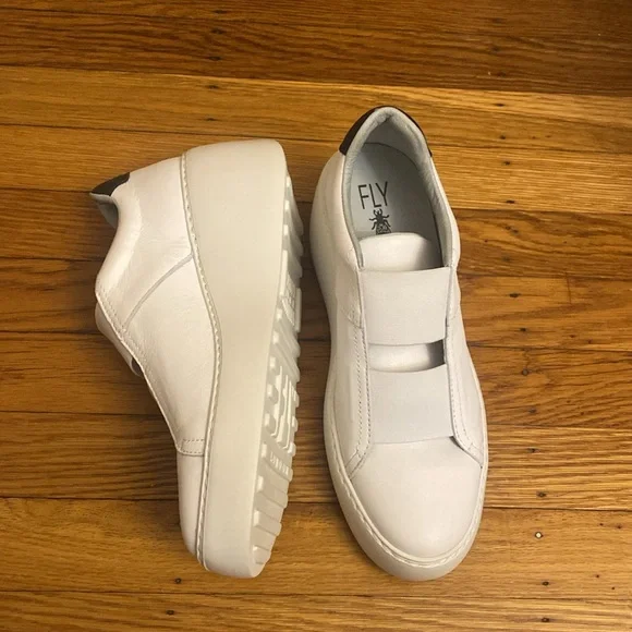 🆕 Fly London Dito Wedge Platform Sneakers - Picture 6 of 10